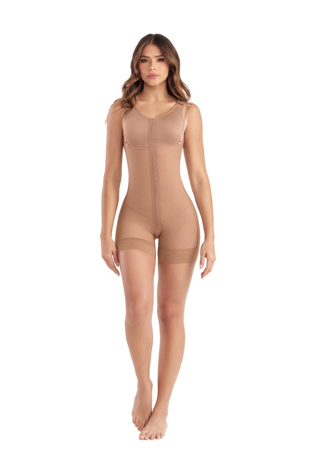 Faja Body Postquirúrgico Cocoa Control Suave en Abdomen