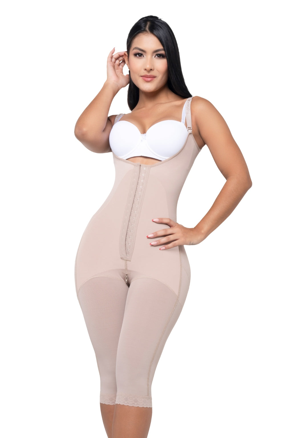 Faja Senos Libres con Abrochadura en Beige