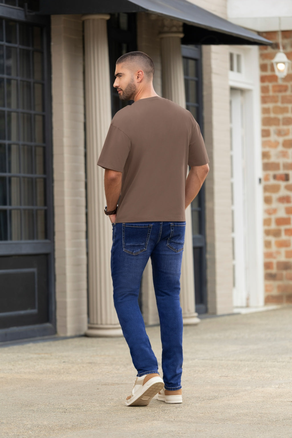 Jeans Bota Skinny Azul para Hombre Boccelli - foto 2