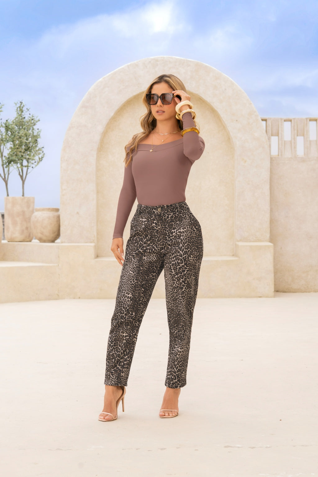 Pantalón Animal Print para Mujer Pretty Woman - vista principal