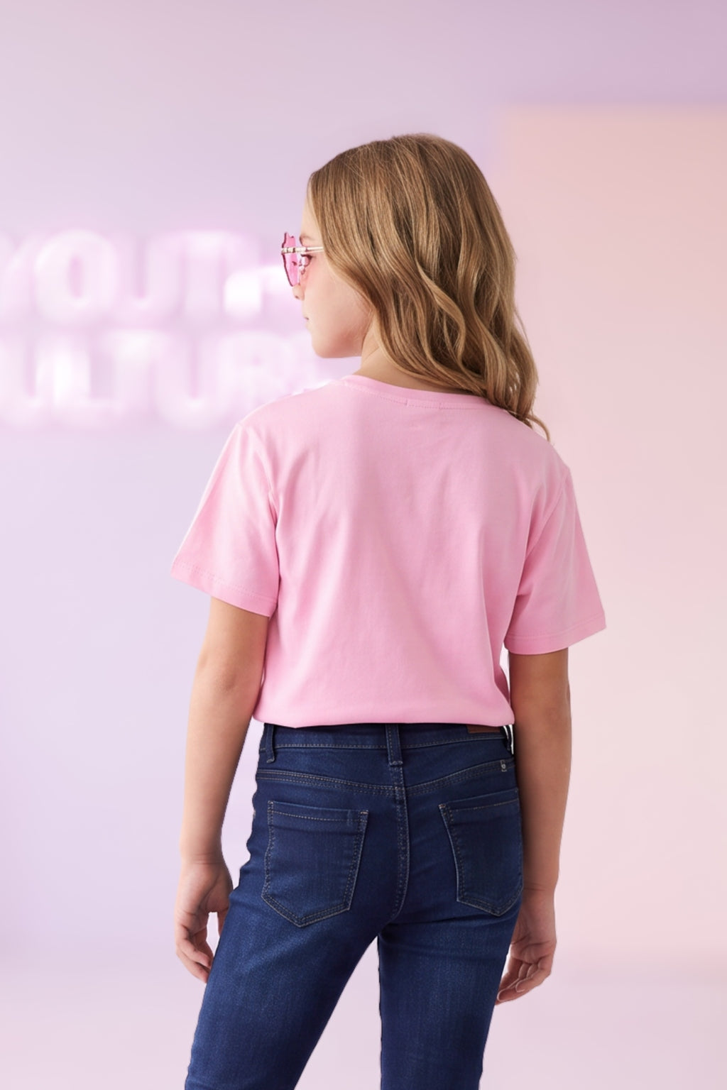Camiseta de Niña Rosado