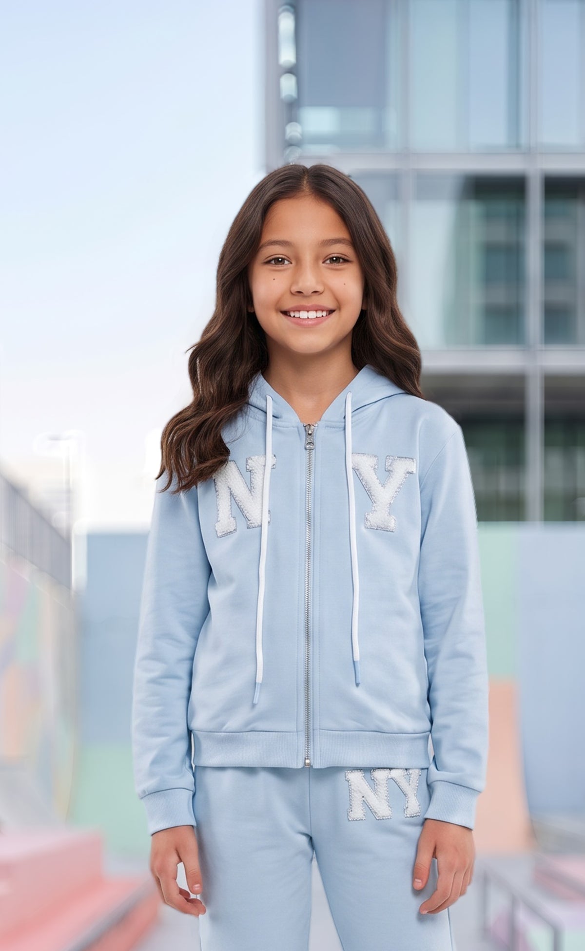 Chaqueta de Niña Azul