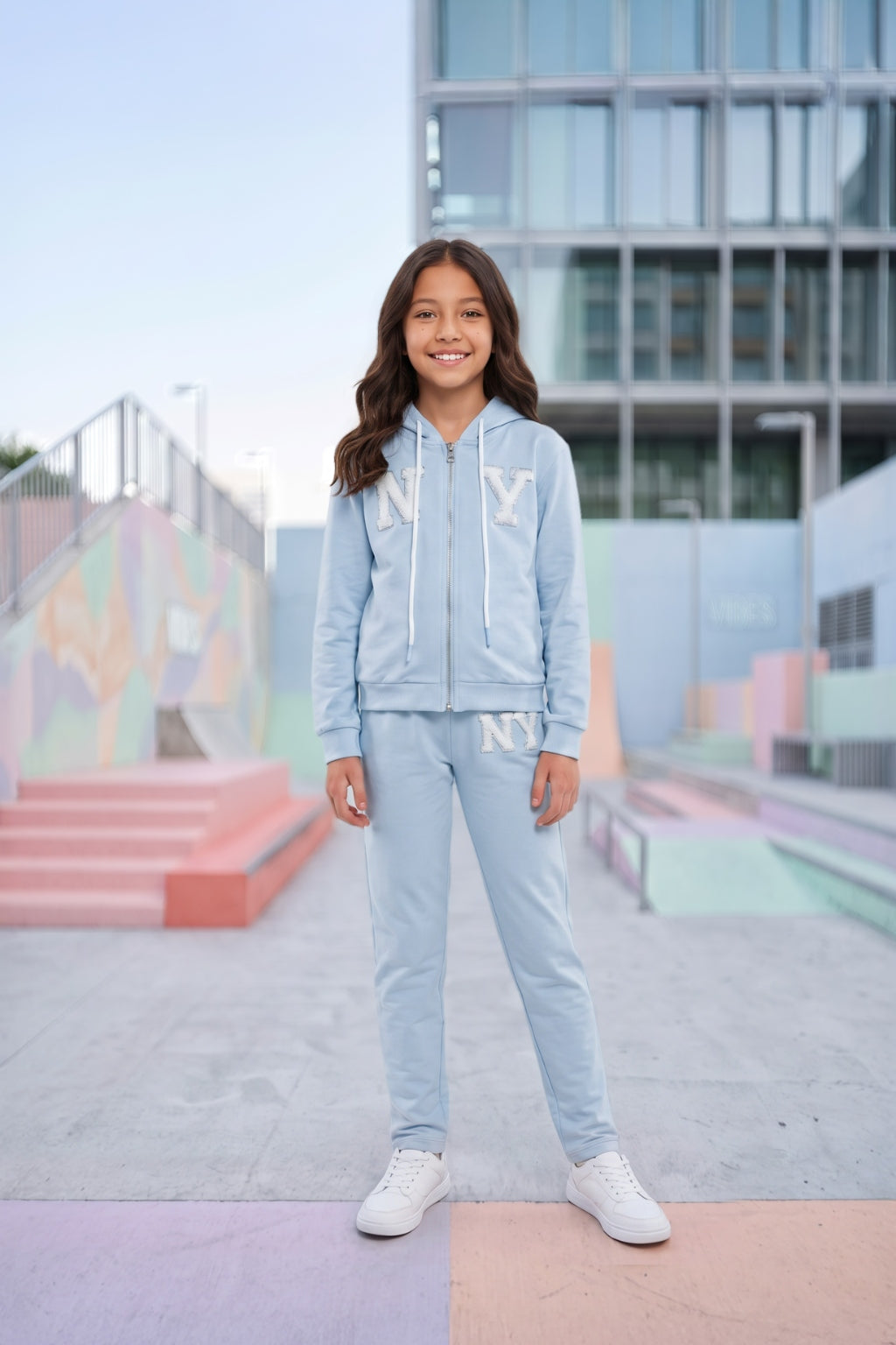Chaqueta de Niña Azul