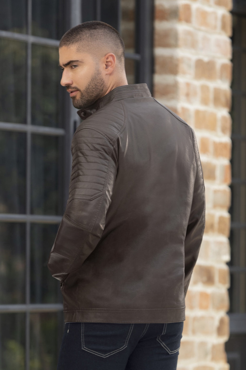 Chaqueta en Napa Café para Hombre Boccelli - foto 2