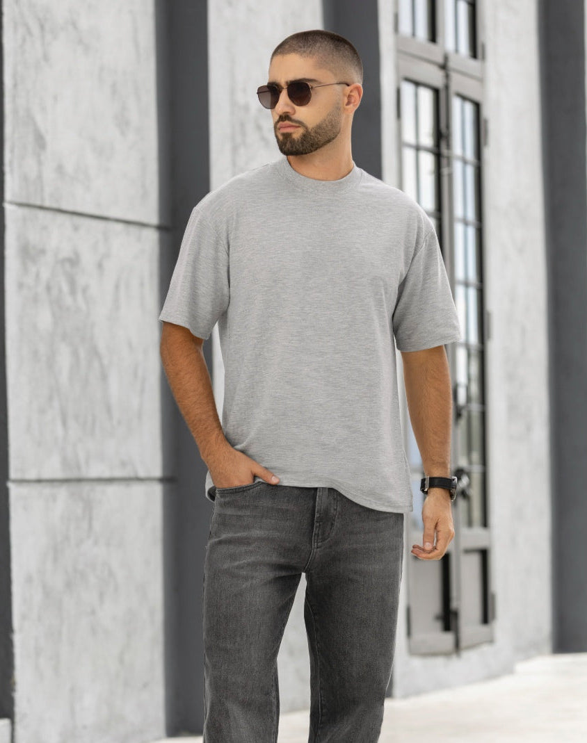 Camiseta Manga Corta Cuello Redondo Tela Jersey con - Boccelli ropa para hombre, vista 6