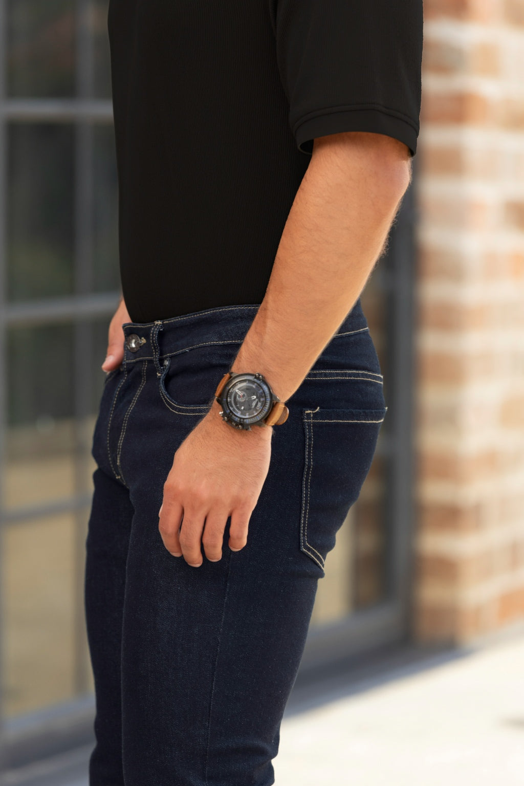 Jeans Bota Slim Azul para Hombre Boccelli - foto 4