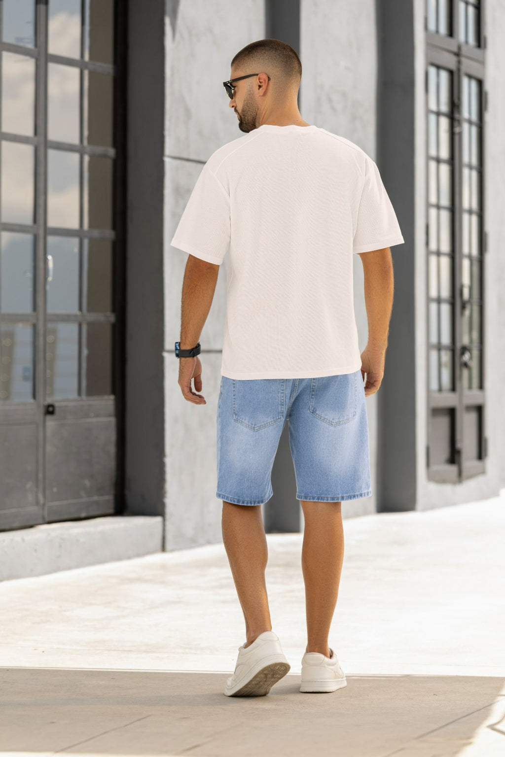 Camiseta Manga Corta Cuello Redondo Oversize Fit Micro - Boccelli ropa para hombre, vista 14
