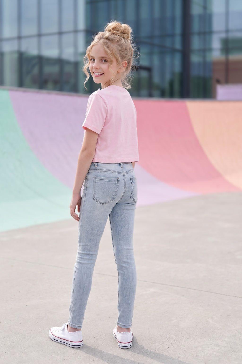 Jeans de Niña Azul