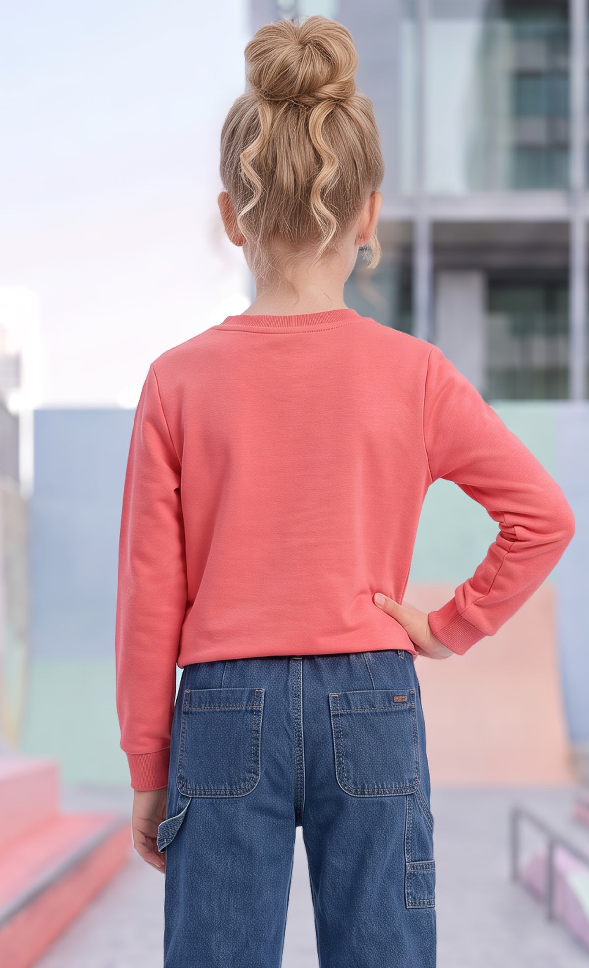 Sweater de Niña Manga Larga Starz Color Rosa