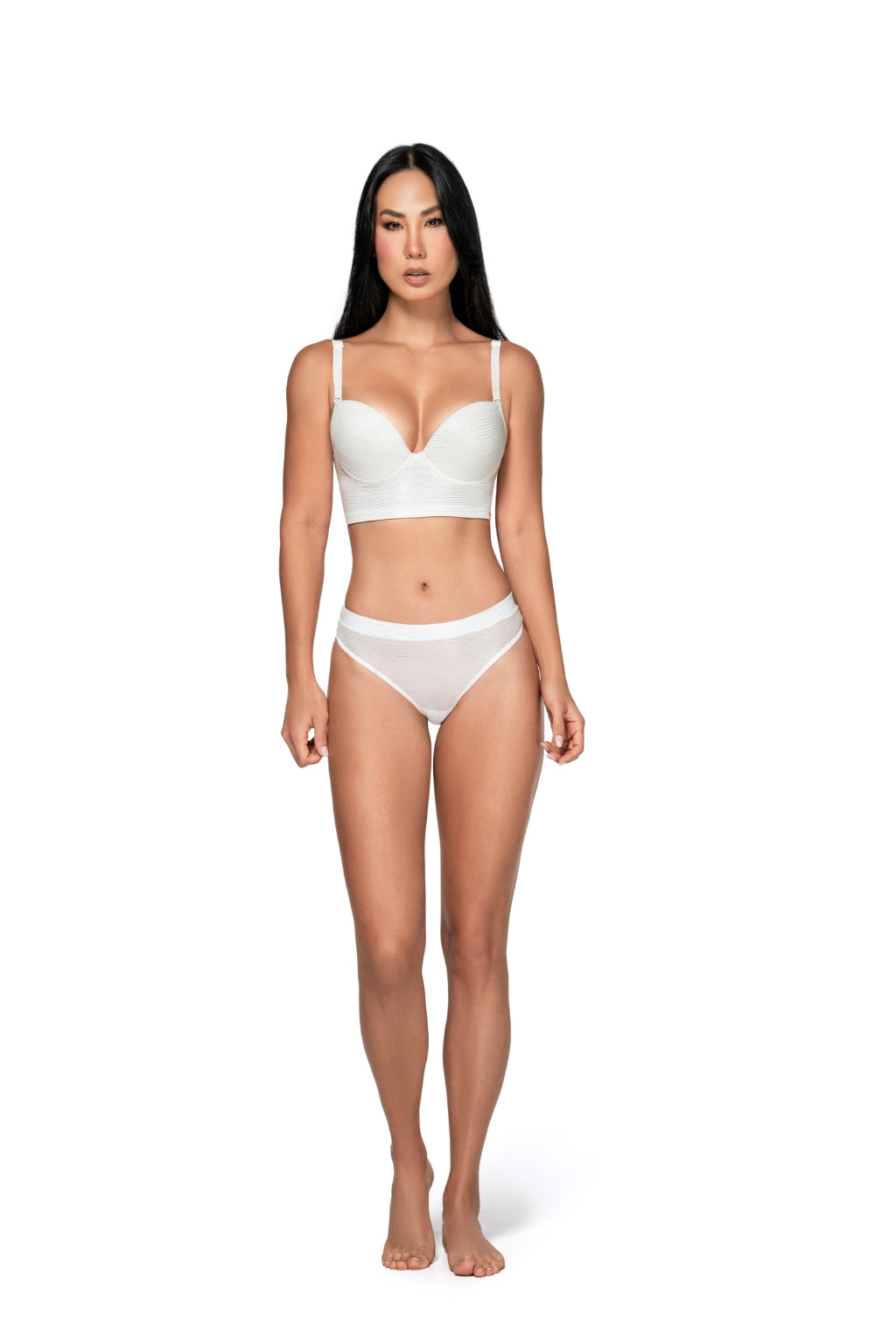 Panty Brasilera Crudo Tejido Suave y Cómodo