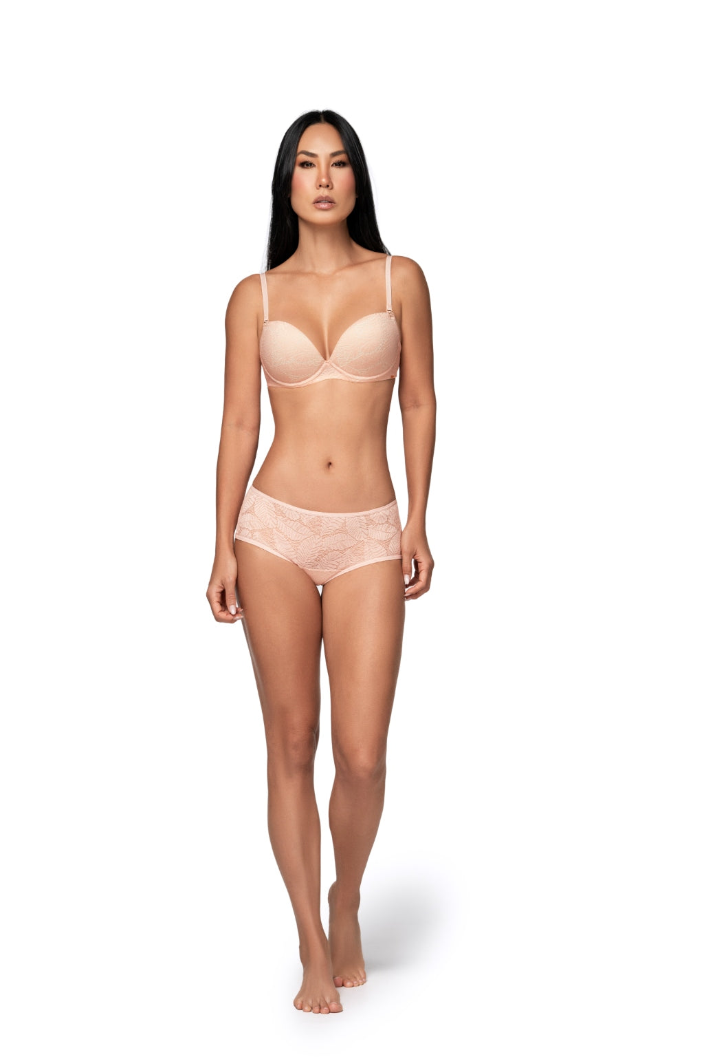 Brasier Rosa Copas con Soporte y Buen Ajuste