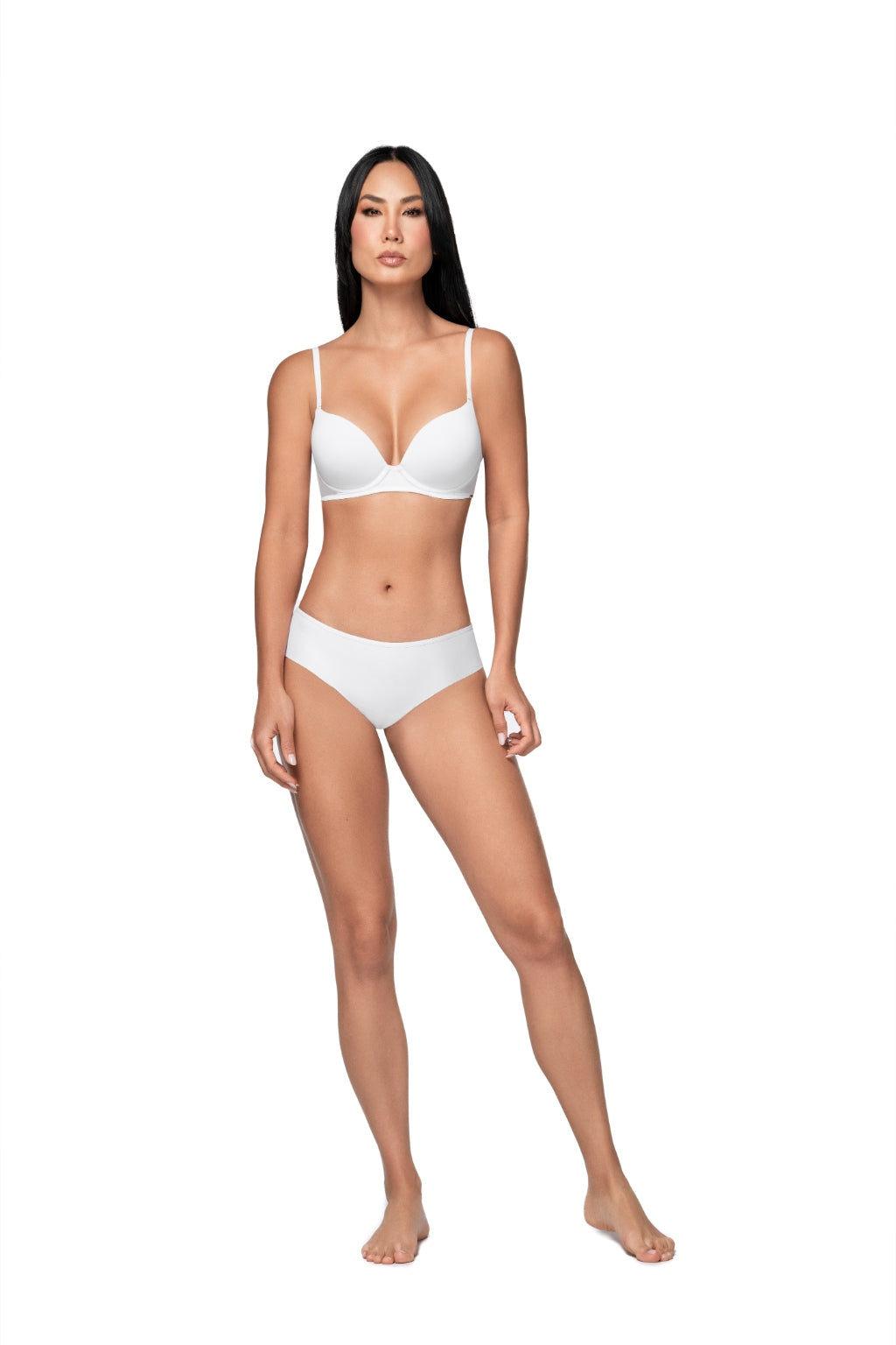 Brasier Blanco Buen Ajuste y Tejido Suave y Transpirable