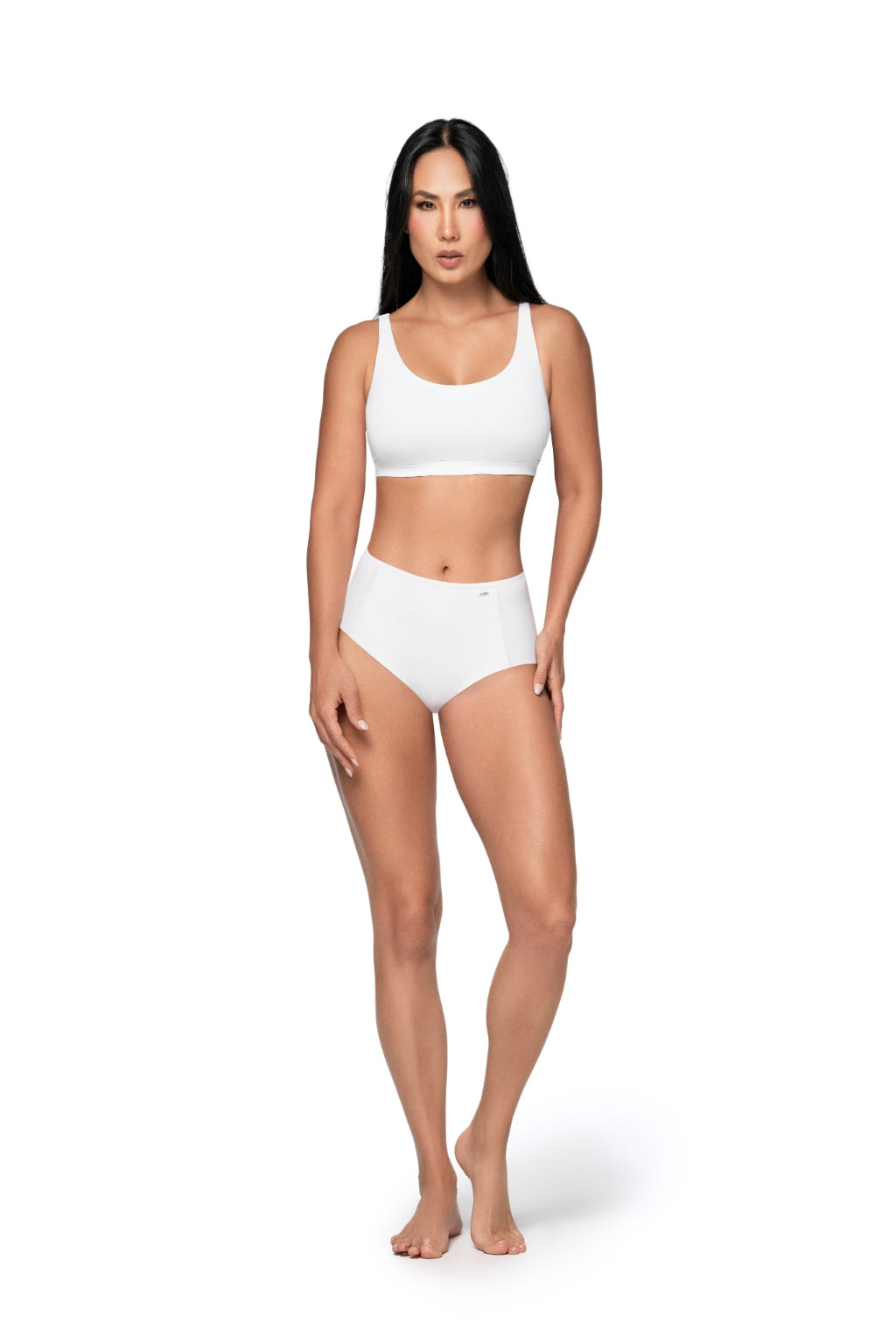 Panty Control Blanco Tejido Suave y Cómodo