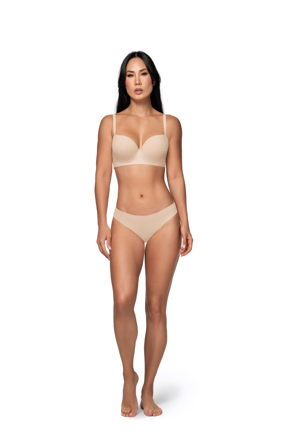 Brasilera Beige Tejido Suave y Cómodo