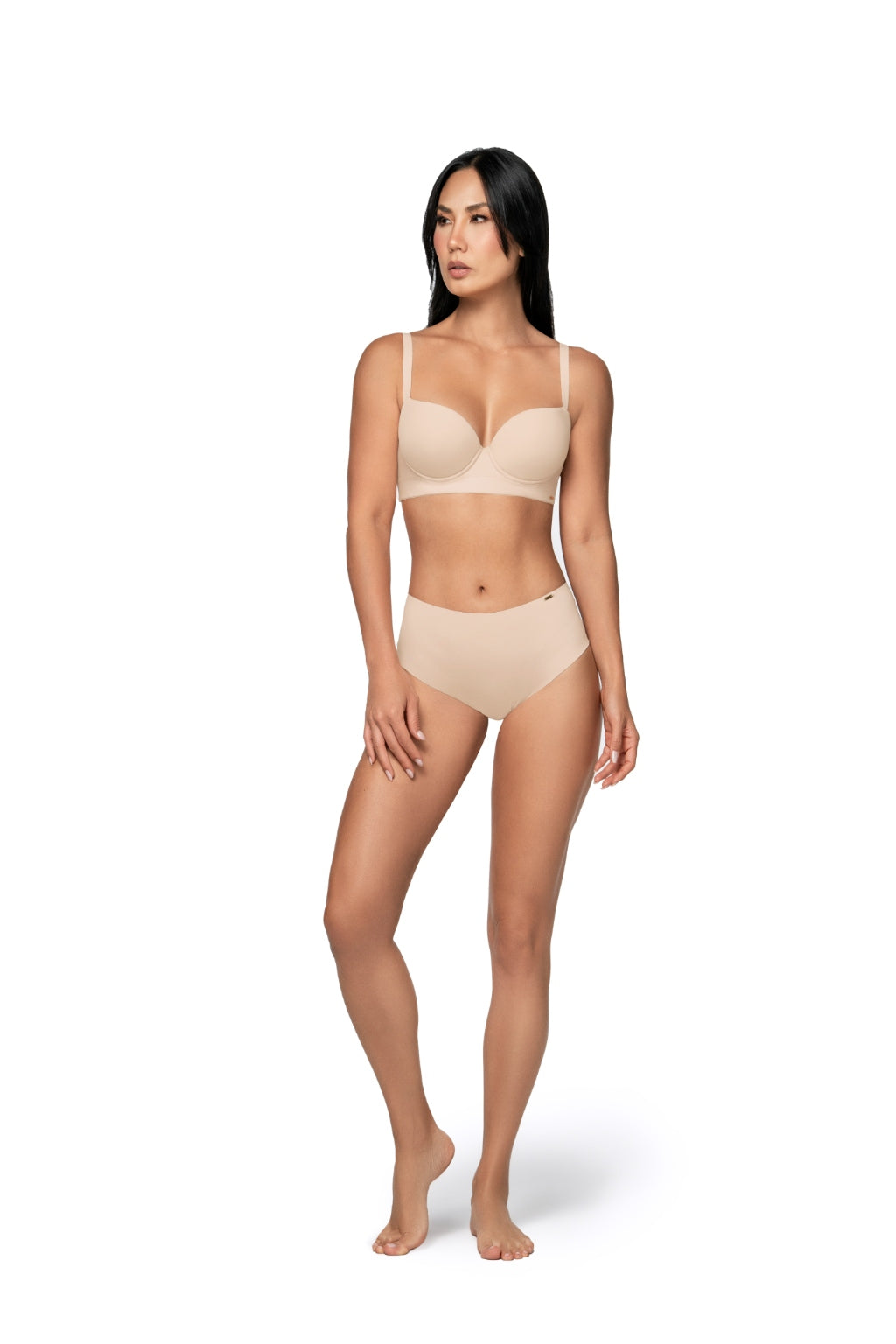 Panty Control Beige Tejido Suave para Uso Diario