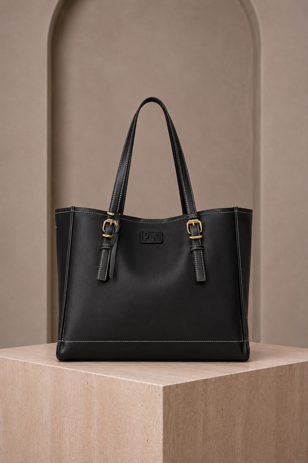 Bolso en Napa con Zipper Bolso Interior Multiusos