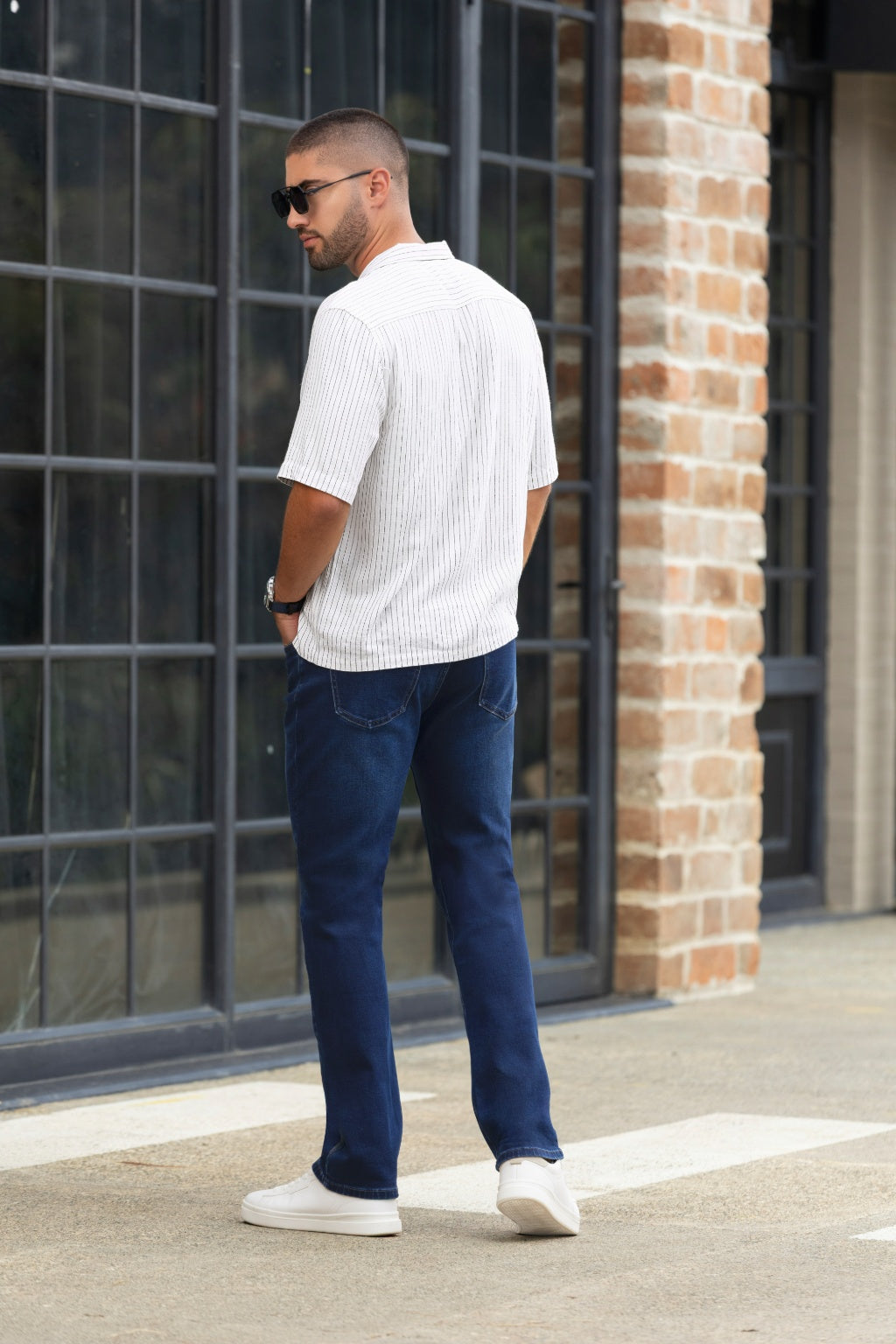 Jeans Bota Straight Azul para Hombre Boccelli - foto 2