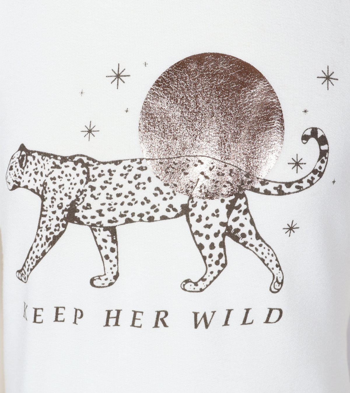Camiseta de Niña Cuello Redondo Marfil