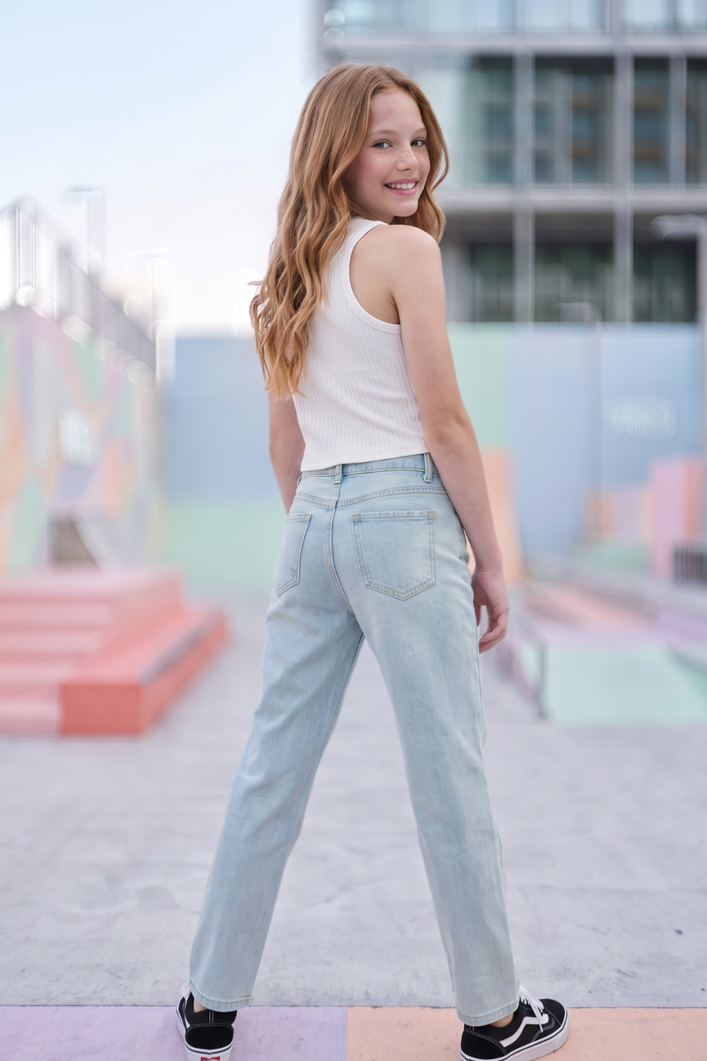 Crop Top Manga Sisa de Niña Marfil