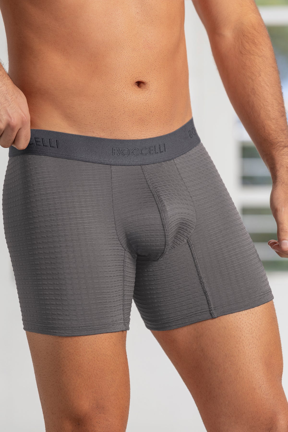 Bóxer Corto Jacquard para hombre - detalle 1 | Boccelli