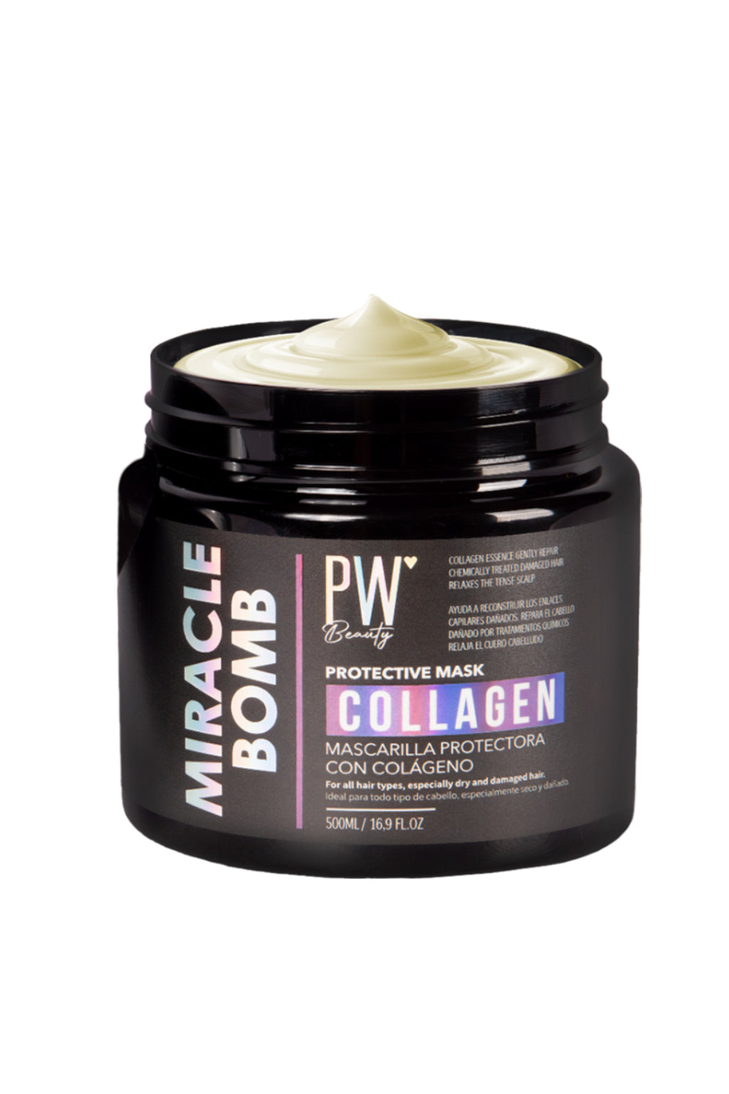Mascarilla Capilar Miracle Bomb Protectora con Colágeno 500ml