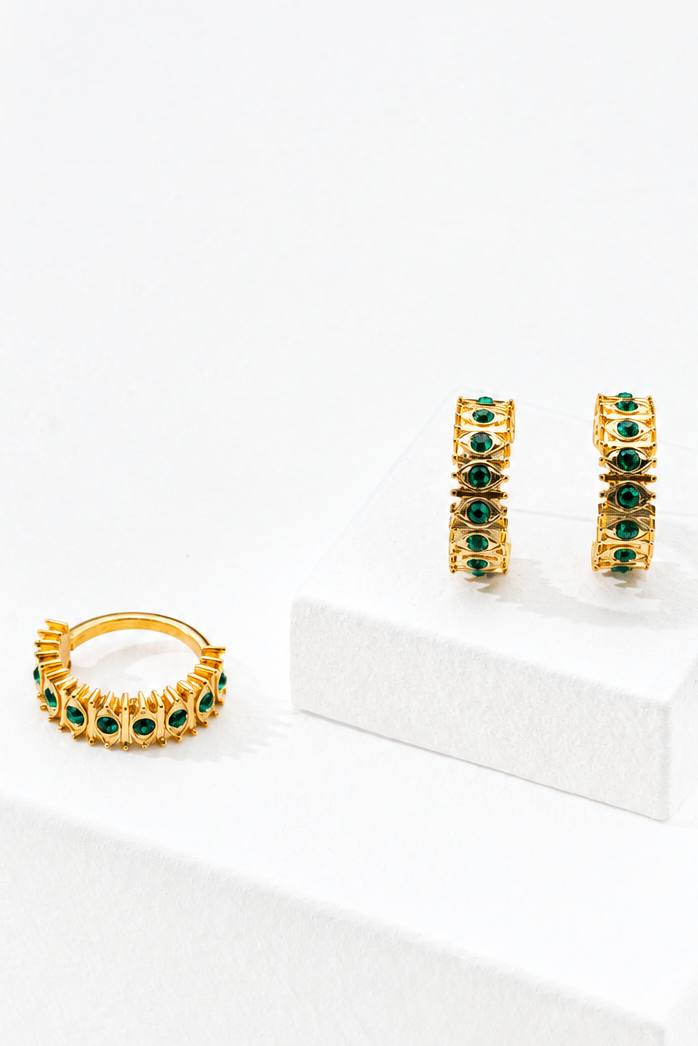 Conjunto 2 Piezas, Anillo Argollas