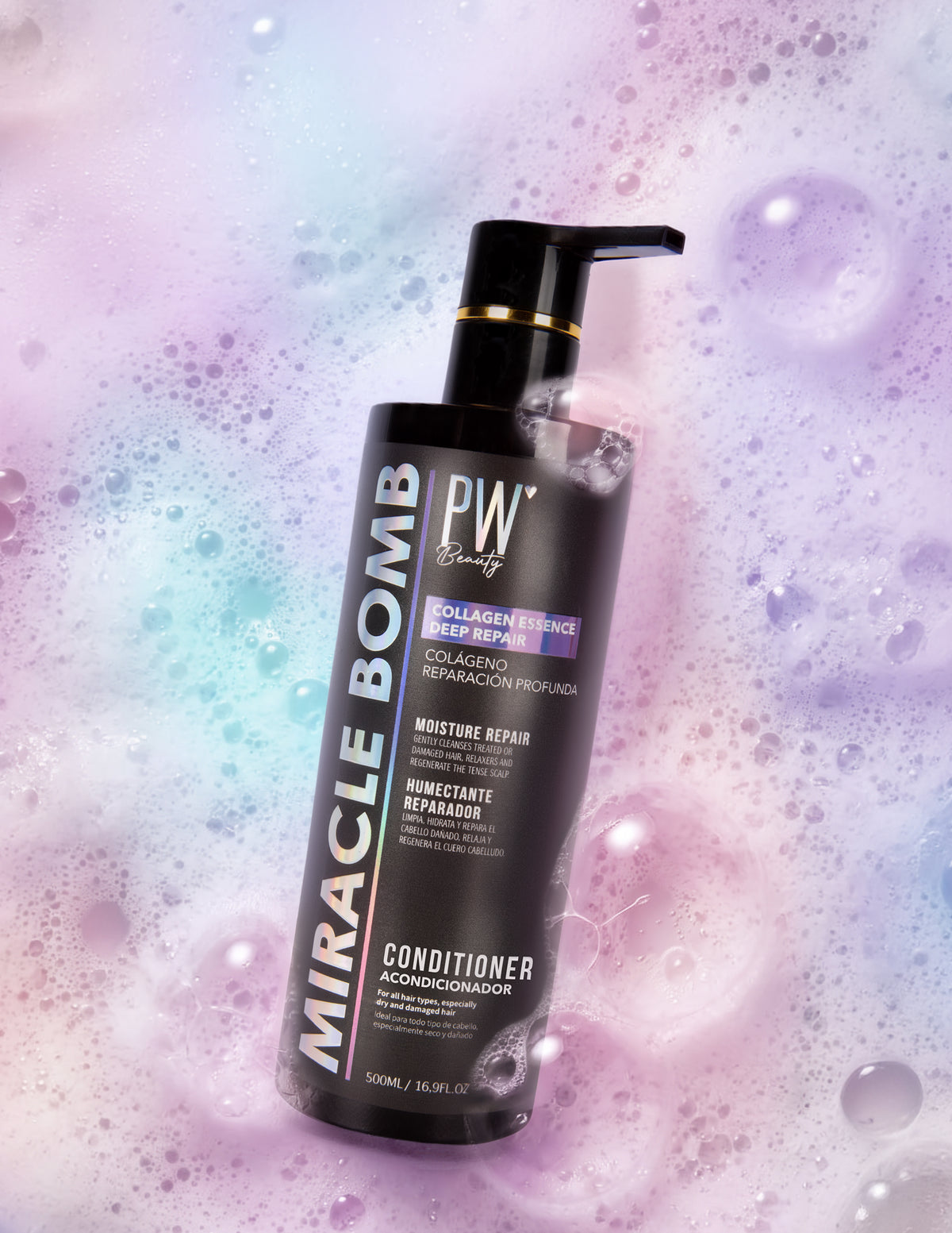Acondicionador Miracle Bomb con Colágeno Reparador 500ml